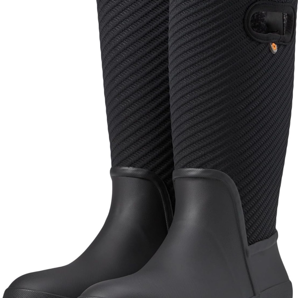 Bogs Black Winter Rain Boots Waterproof Design